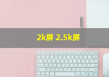 2k屏 2.5k屏